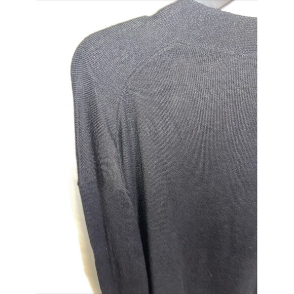 Members Mark Women’s Cashmere Blend Cardigan Sz 2XL Black Open Front Relaxed NWT - Picture 11 of 12